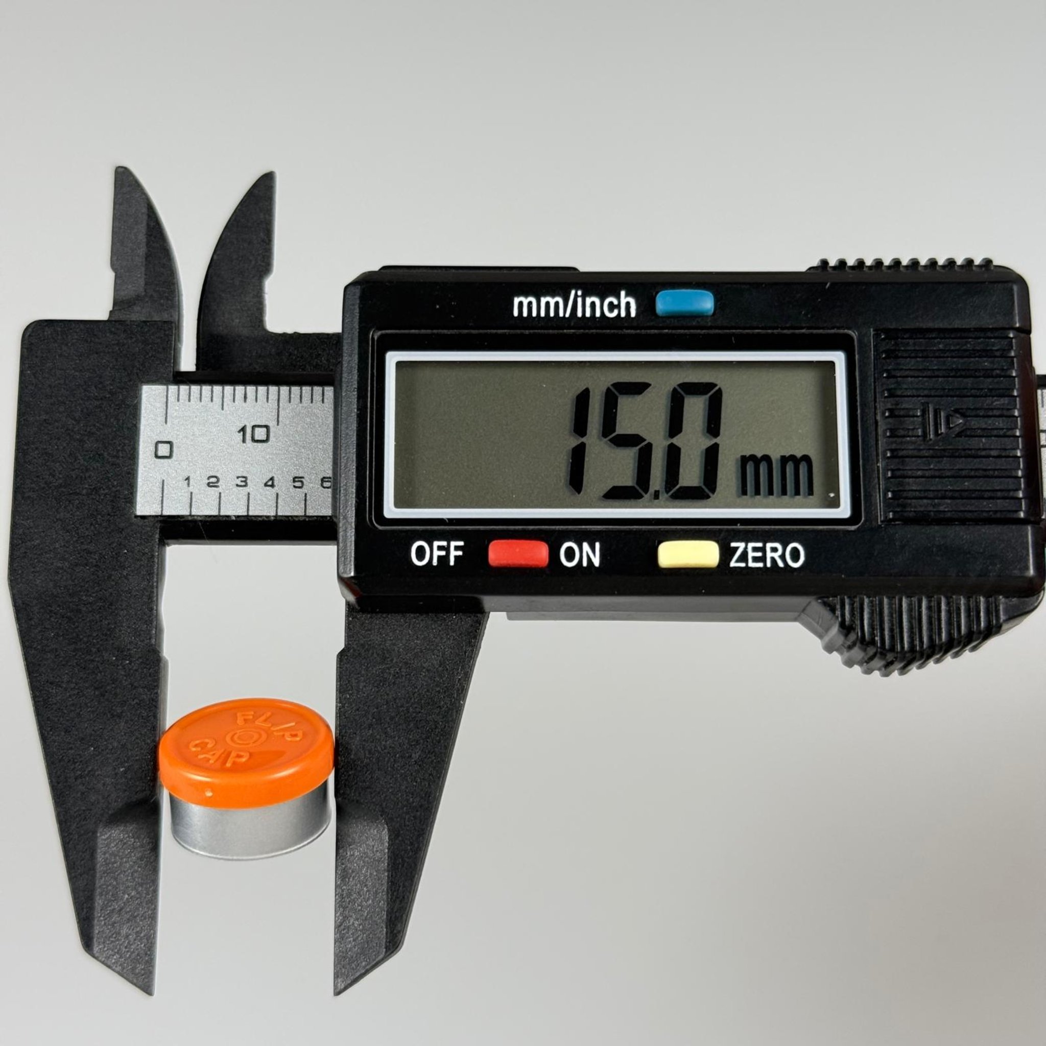 13 MM PENİSİLİN FLAKON ALÜMİNYUM KAPAK - TURUNCU