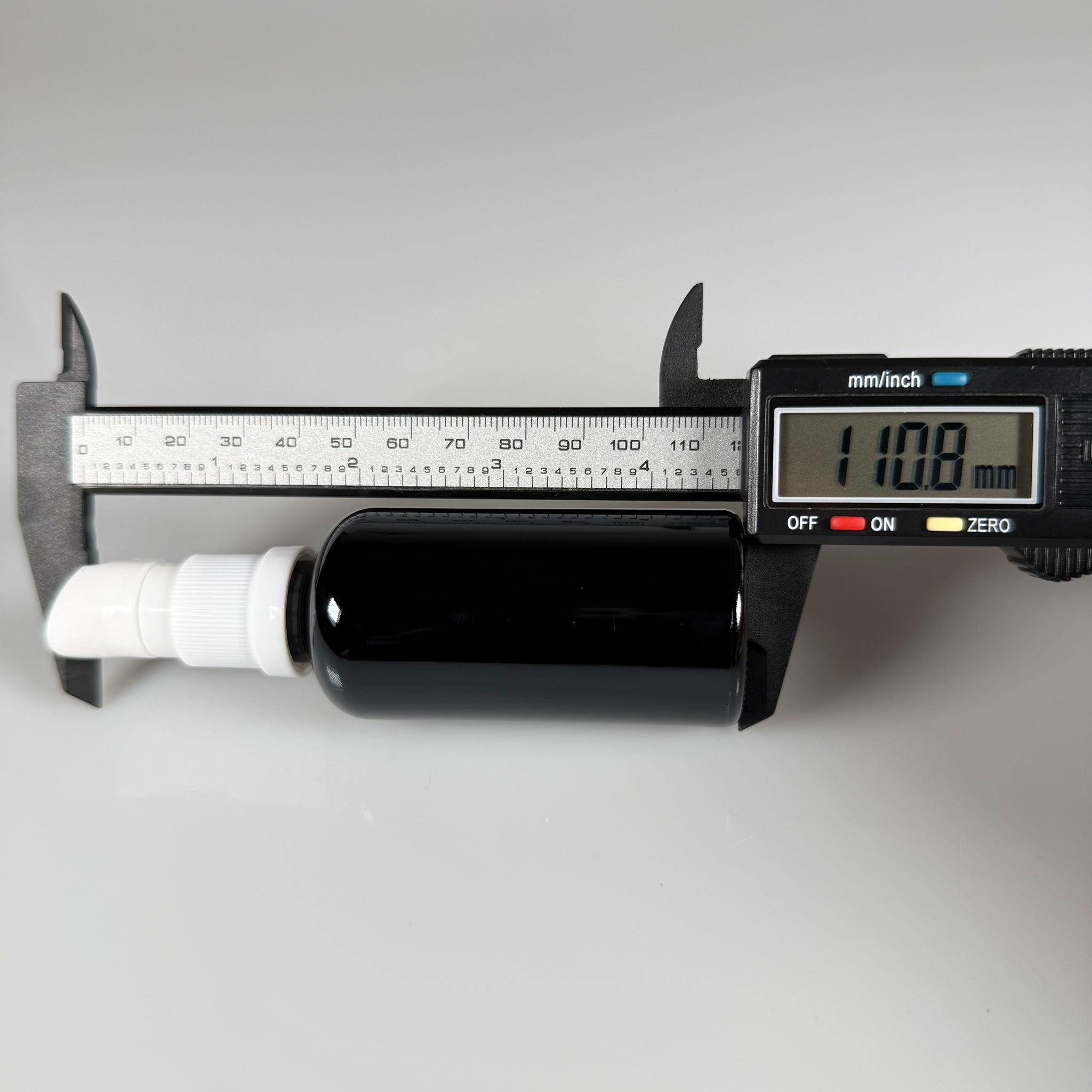 50 CC SİYAH CAM ŞİŞE - SIZDIRMAZ ETEKLİ BEYAZ LOSYON POMPALI TAKIM - 50 ML LOSYON ŞİŞESİ - YAĞ, KREM GİBİ YOĞUN KIVAMLI SIVILAR İÇİN CAM AMBALAJ