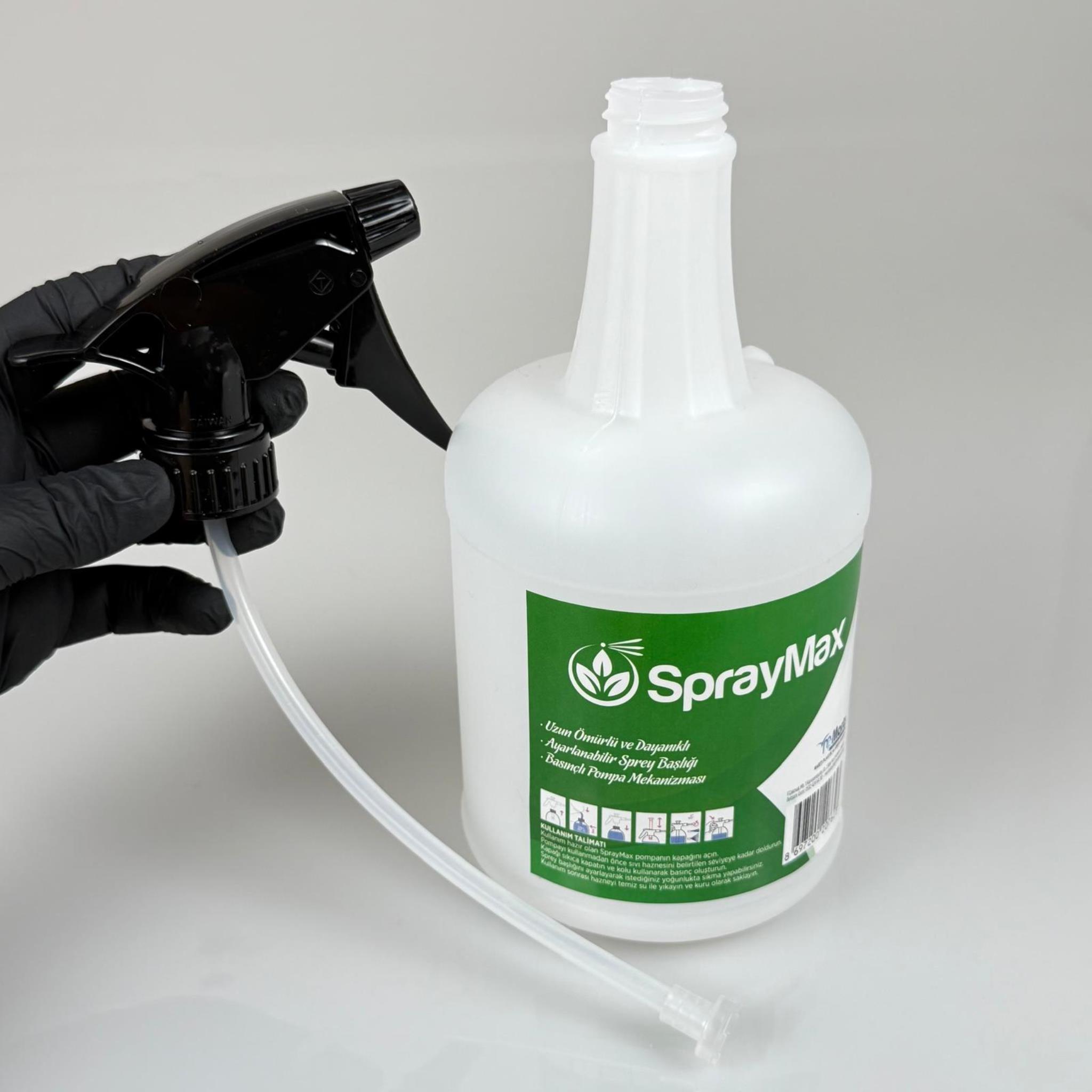 KİMYASALA UYUMLU DOZAJLI SPREY + POLİETİLEN PE ŞİŞE TAKIM - 1 LT AYARLANABİLİR SPREYLİ ÇOK AMAÇLI ŞİŞE - OTO TEMİZLİK ŞİŞESİ , BERBER FISFISI , BİTKİ SPREYİ VB.