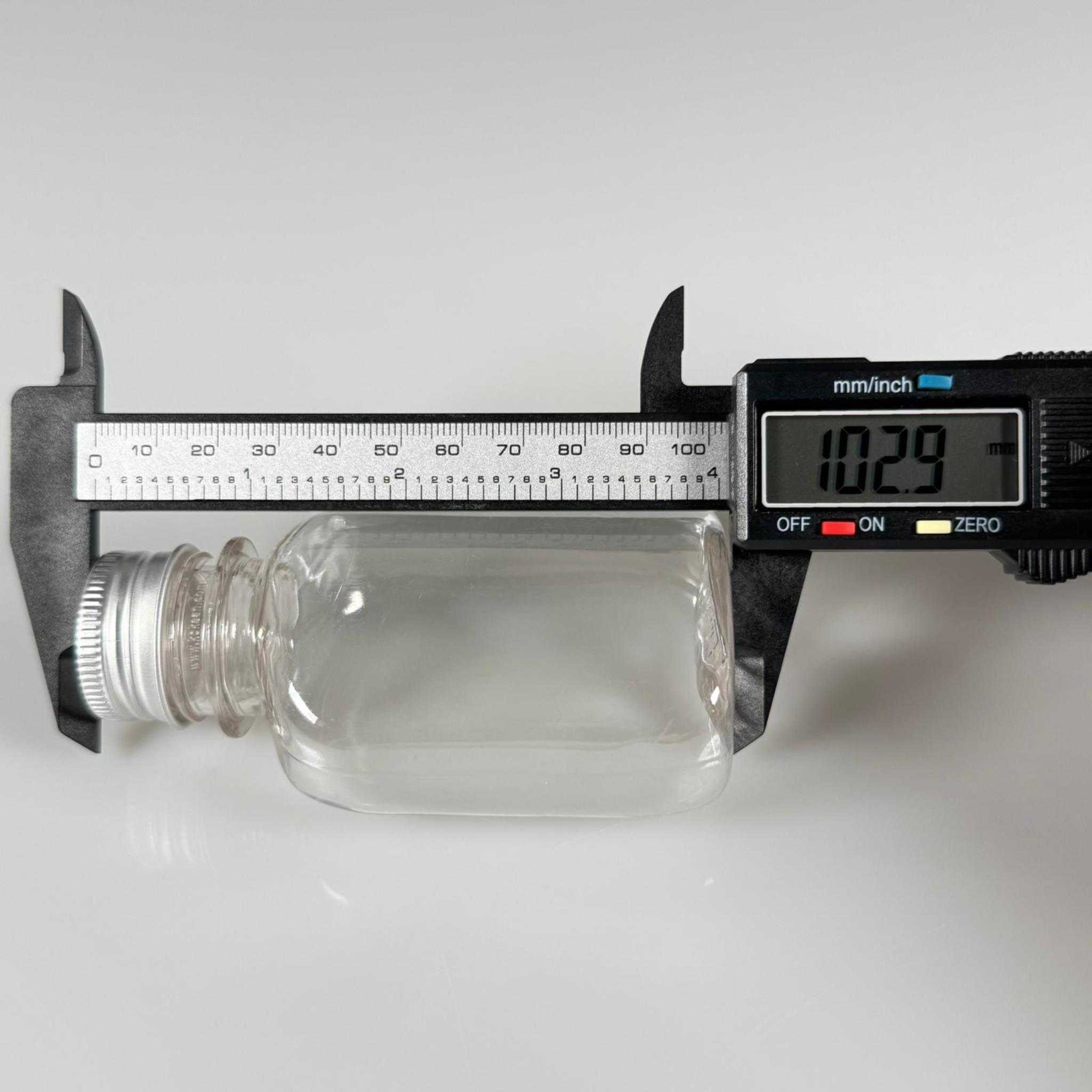 100 ML YASSI METAL KAPAKLI KOLONYA TIPALI PET ŞİŞE - 100 CC CONTALI GÜMÜŞ ALÜMİNYUM KAPAKLI PLASTİK ŞİŞE