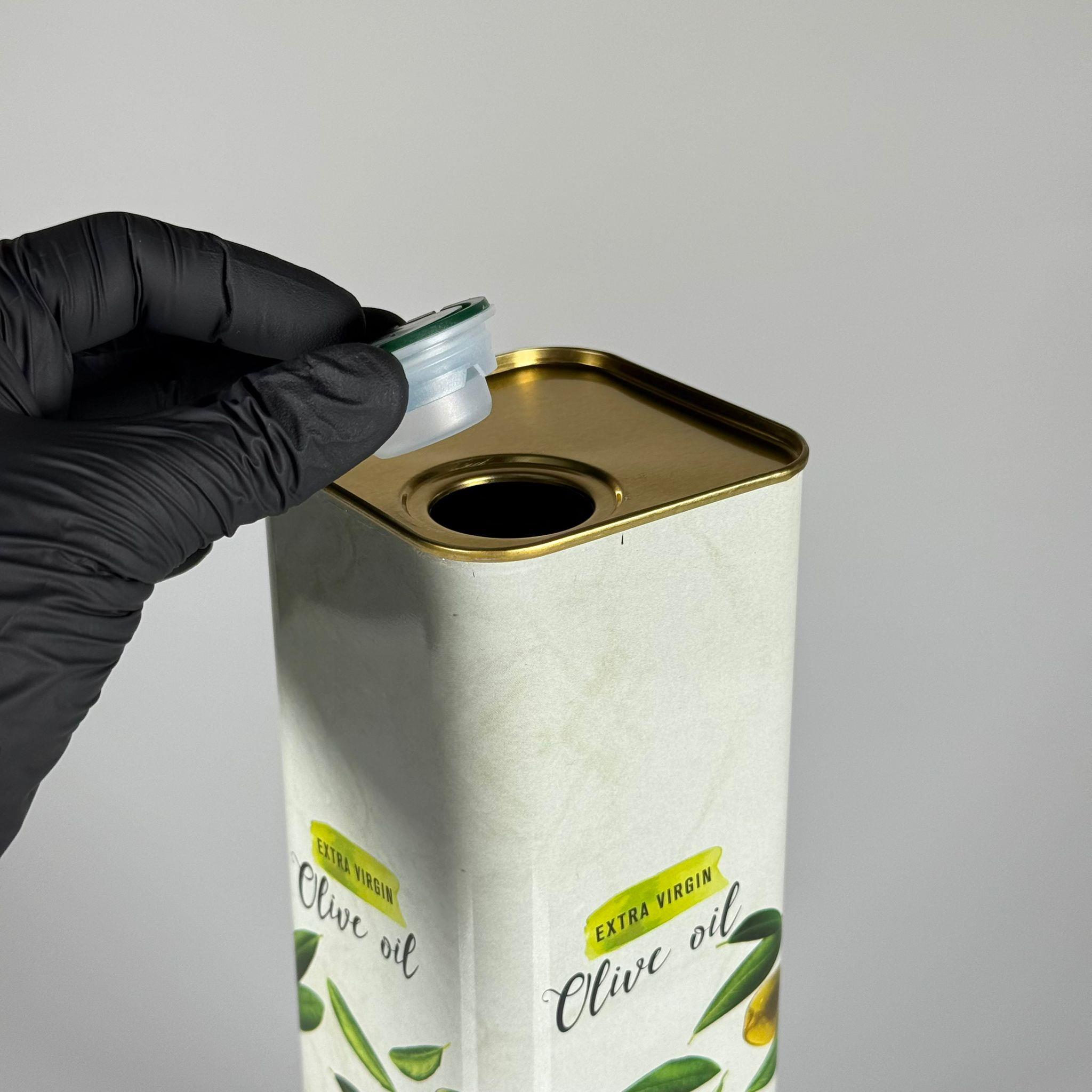 2 LT YAĞ TENEKESİ - BASKILI - 2000 CC ZEYTİNYAĞ TENEKESİ - KAPAKLI