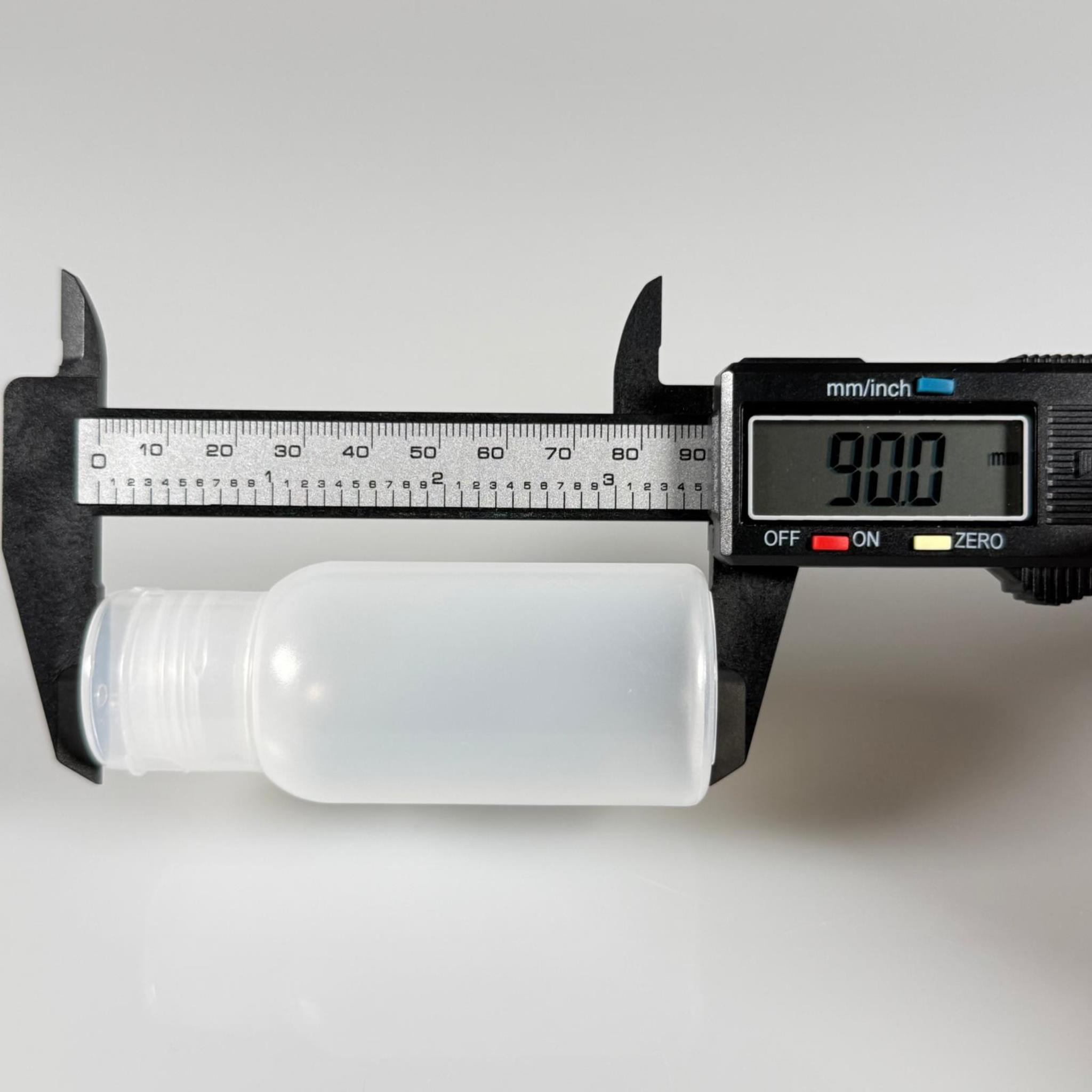 50 ML SIKILABİLİR YUMUŞAK POLİETİLEN PE PLASTİK ŞİŞE - ŞEFFAF FLİPTOP AKITICI ŞAMPUAN KAPAKLI - 50 cc sos, yağ, kartuş, mürekkep vb için boş şişeler