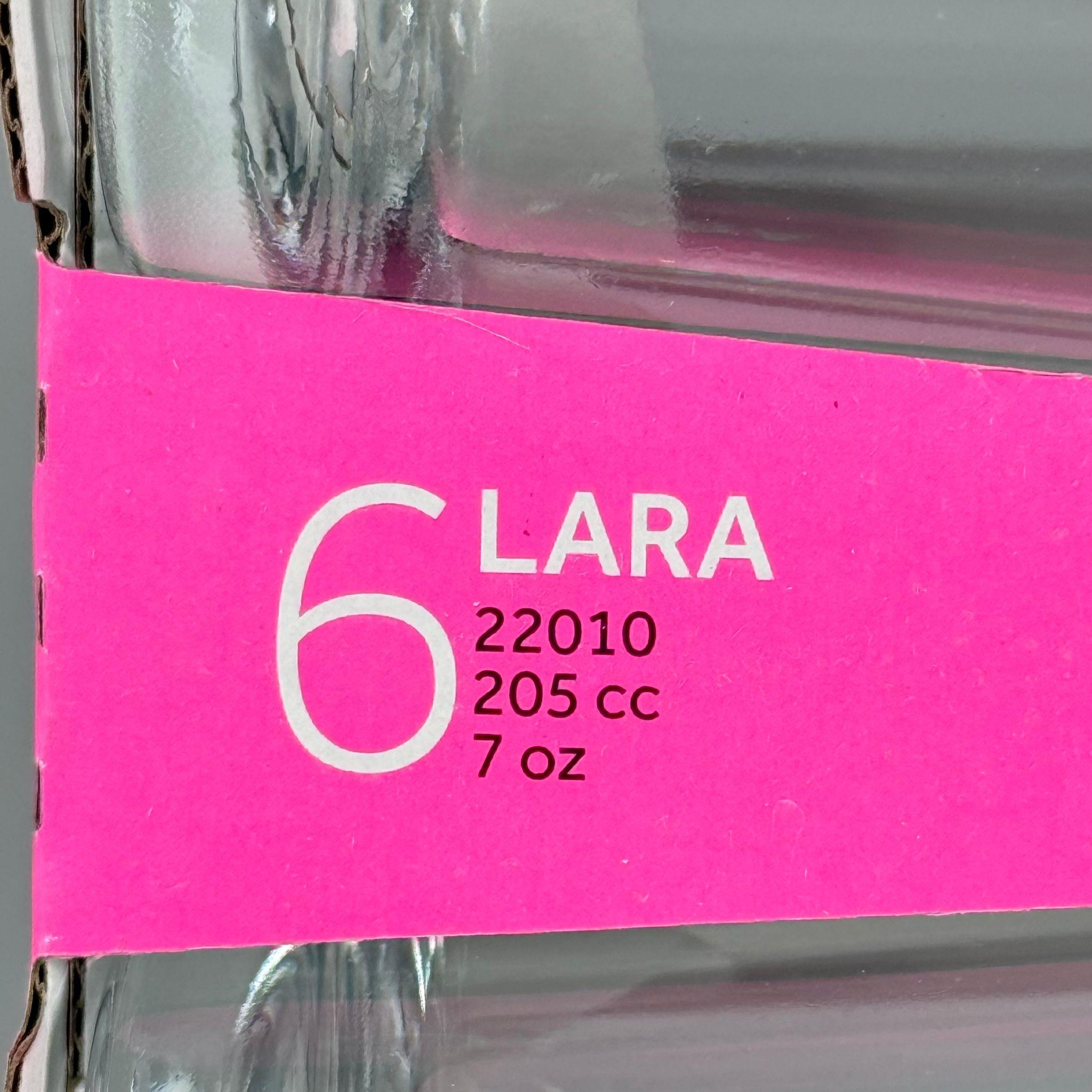 LAV 22010 SADE SU BARDAK -  6'lı SU Bardağı - LARA MODEL SU BARDAK 205 CC