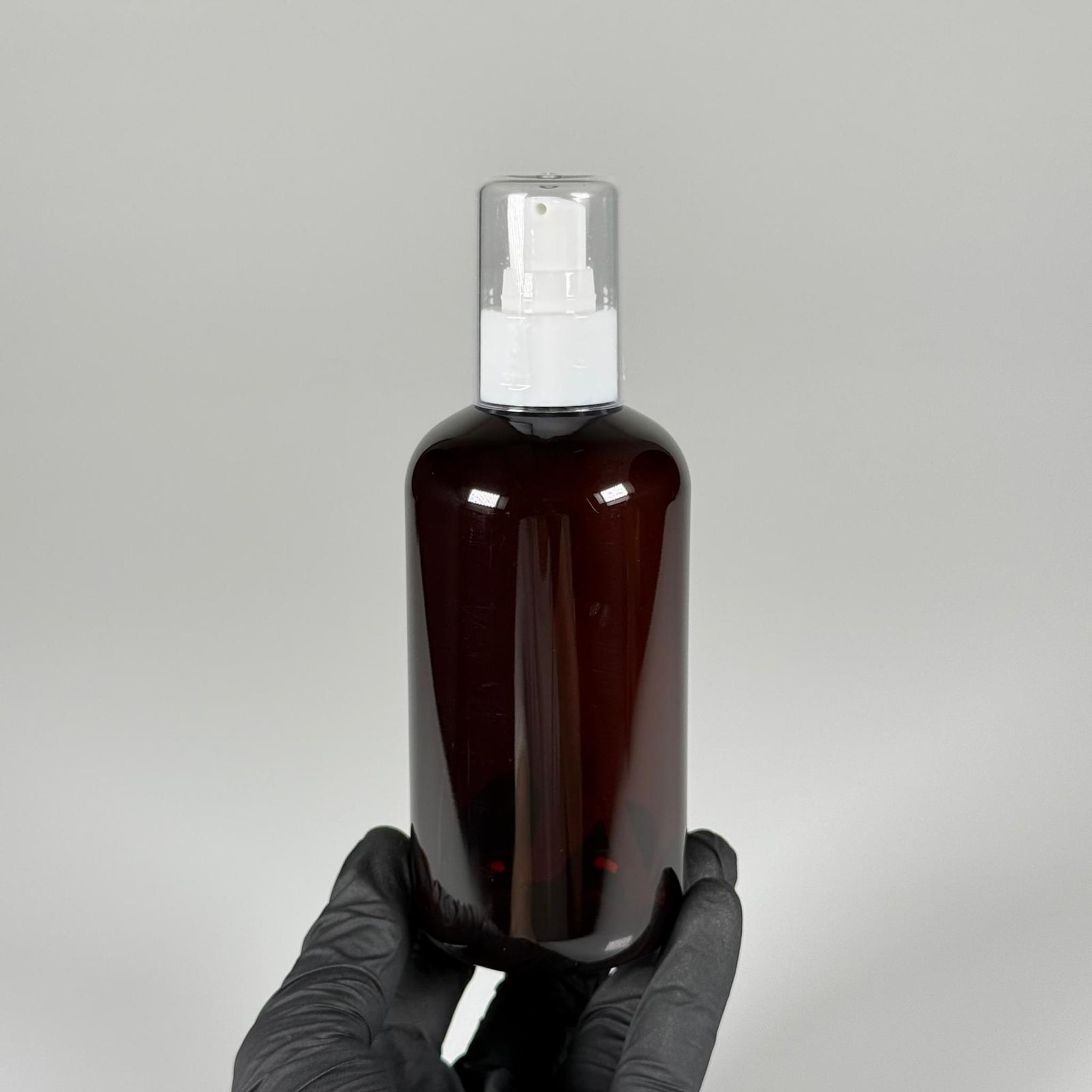 250 CC AMBER ŞİŞE - BEYAZ LOSYON POMPALI - 250 ML POMPALI PLASTİK ŞİŞE - ZEYNEP MODEL PET ŞİŞE