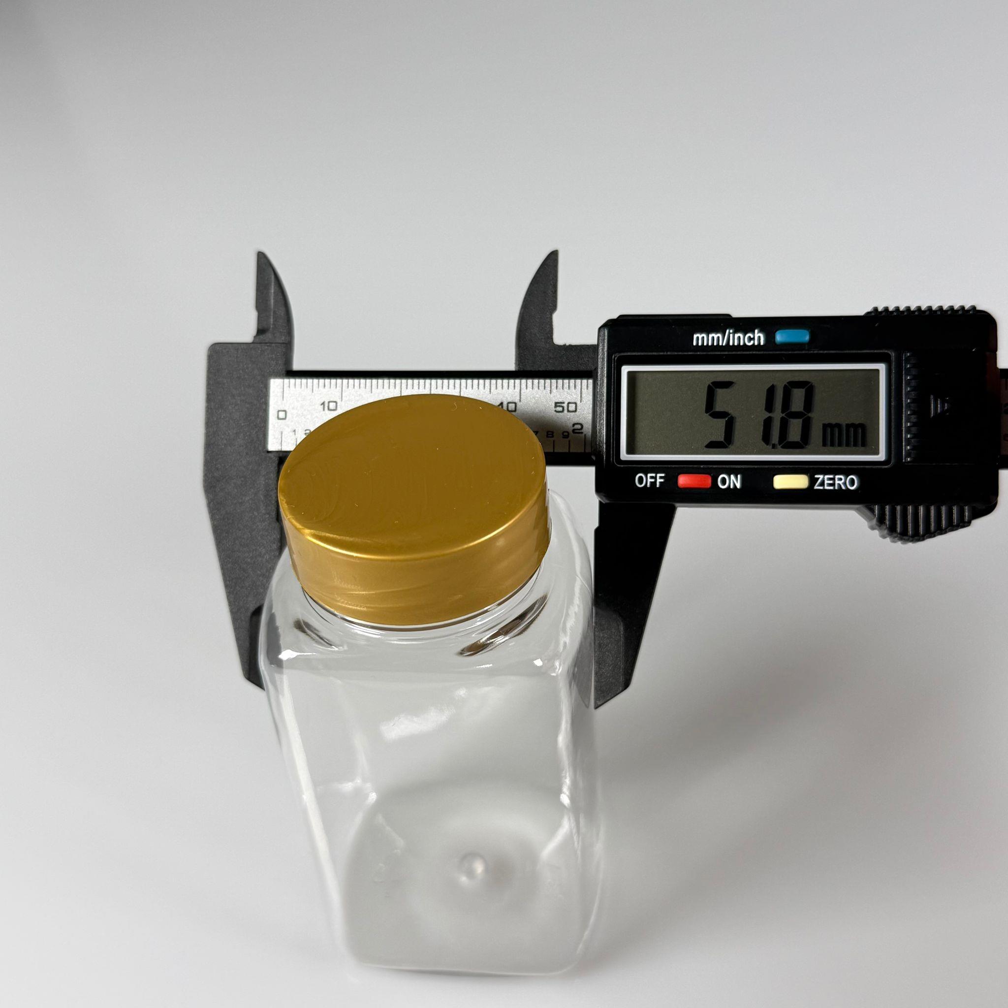 BAHARAT, TOZ, KAHVE, SAHLEP VB MUTFAK DÜZENLEME İÇİN KARE PLASTİK MİNİ KAVANOZLAR - 150 ML -  RAF DÜZENLEYİCİ GIDAYA UYGUN KÖŞELİ GOLD KAPAKLI PET KAVANOZLARI