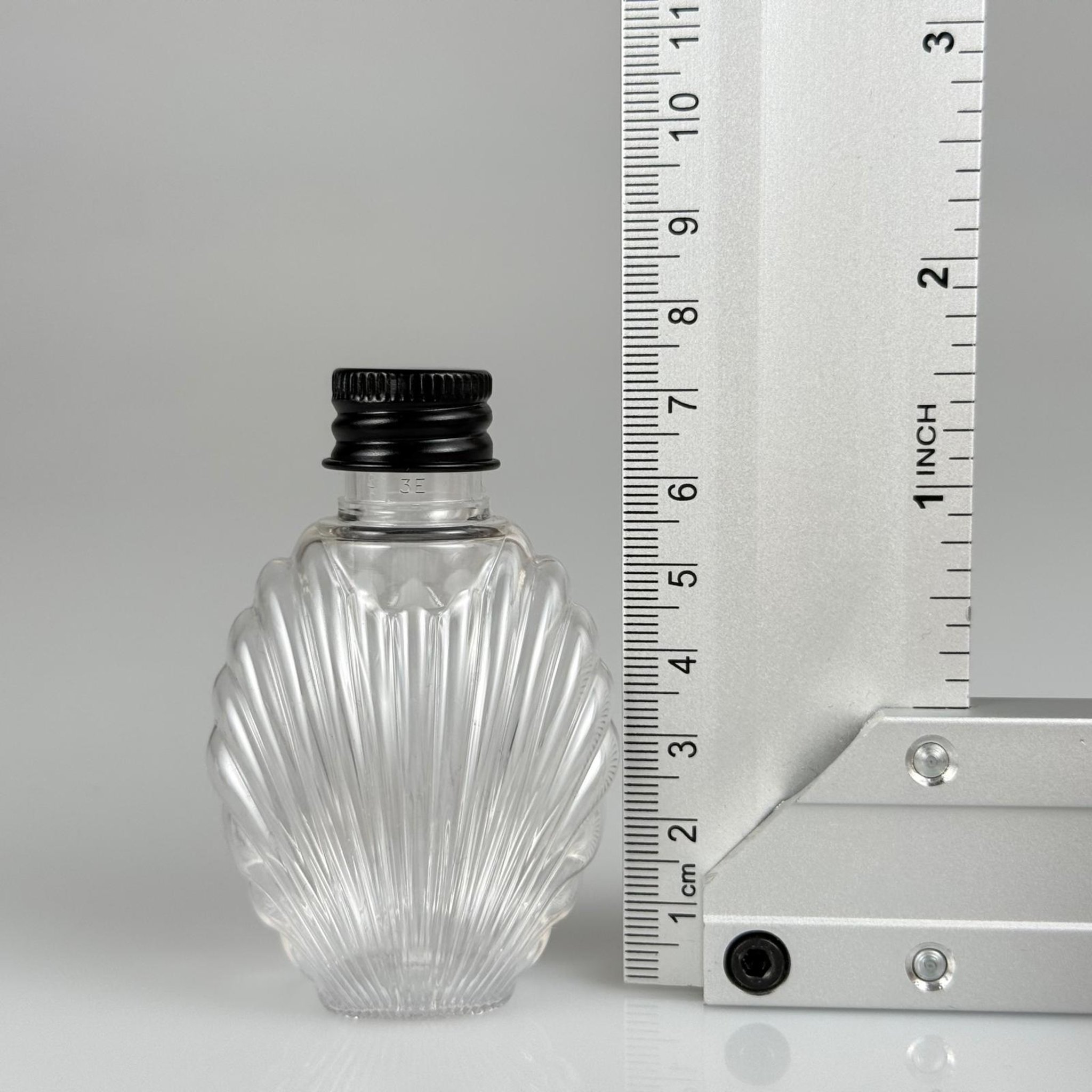 40 CC ŞEFFAF İSTİRİDYE PET ŞİŞE + KÖPÜK CONTALI SİYAH ALÜMİNYUM METAL KAPAKLI TAKIM - 40 ML KAPAKLI CAMPET ŞİŞE