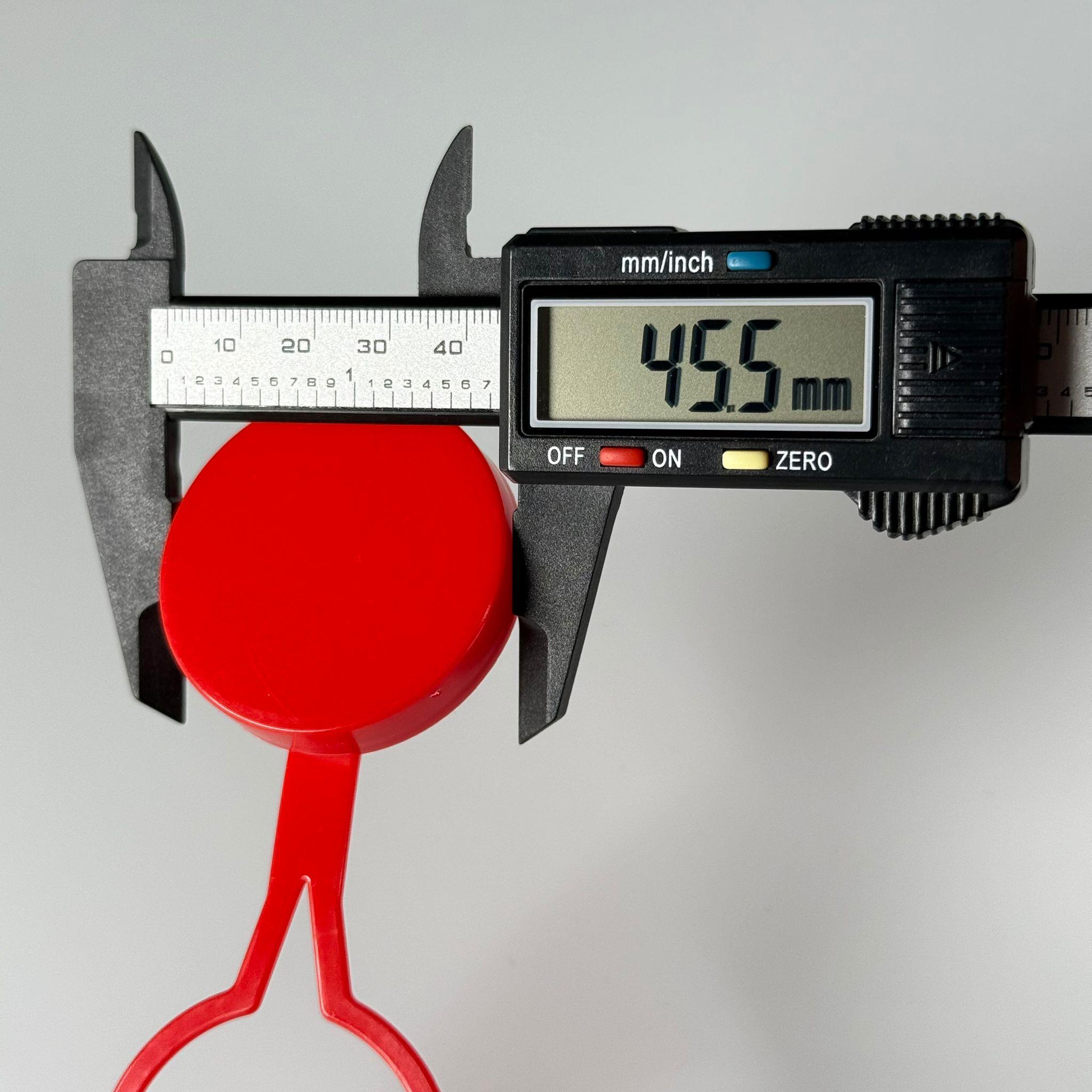 44 - 11 MM PLASTİK AYRAN KAPAĞI GEÇMELİ KAPAK - CAM SÜT ŞİŞESİ KAPAĞI - SÜTAŞ CAM AYRAN ŞİŞESİ KAPAĞI - NOSTALJİ SÜT AYRAN KAPAK - KIRMIZI