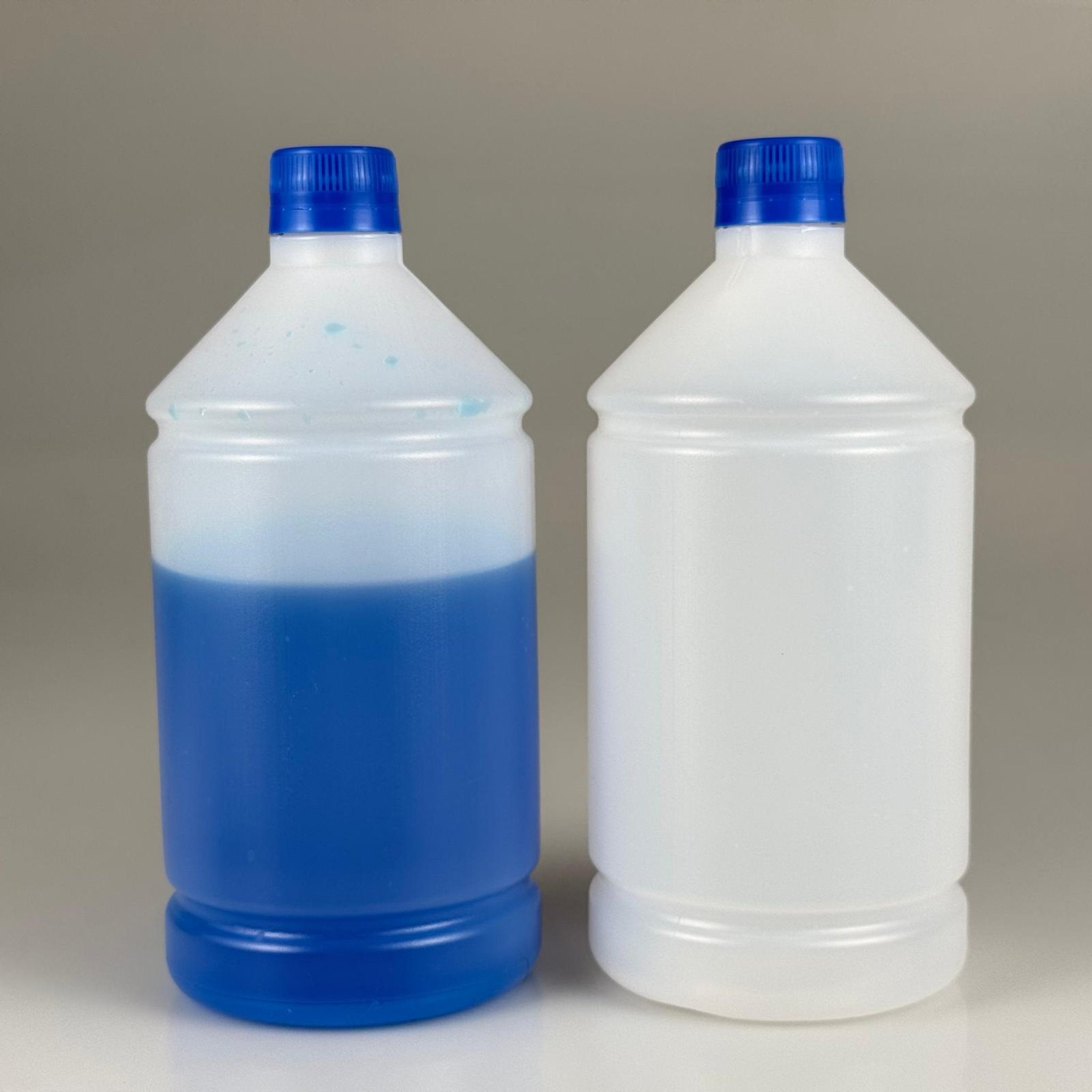 1000 CC TİNER ŞİŞESİ - MAVİ KİLİTLİ KAPAKLI - 1000 ML KİMYASALA DAYANIKLI PLASTİK ŞİŞE - 1 LT POLİETİLEN ŞİŞE