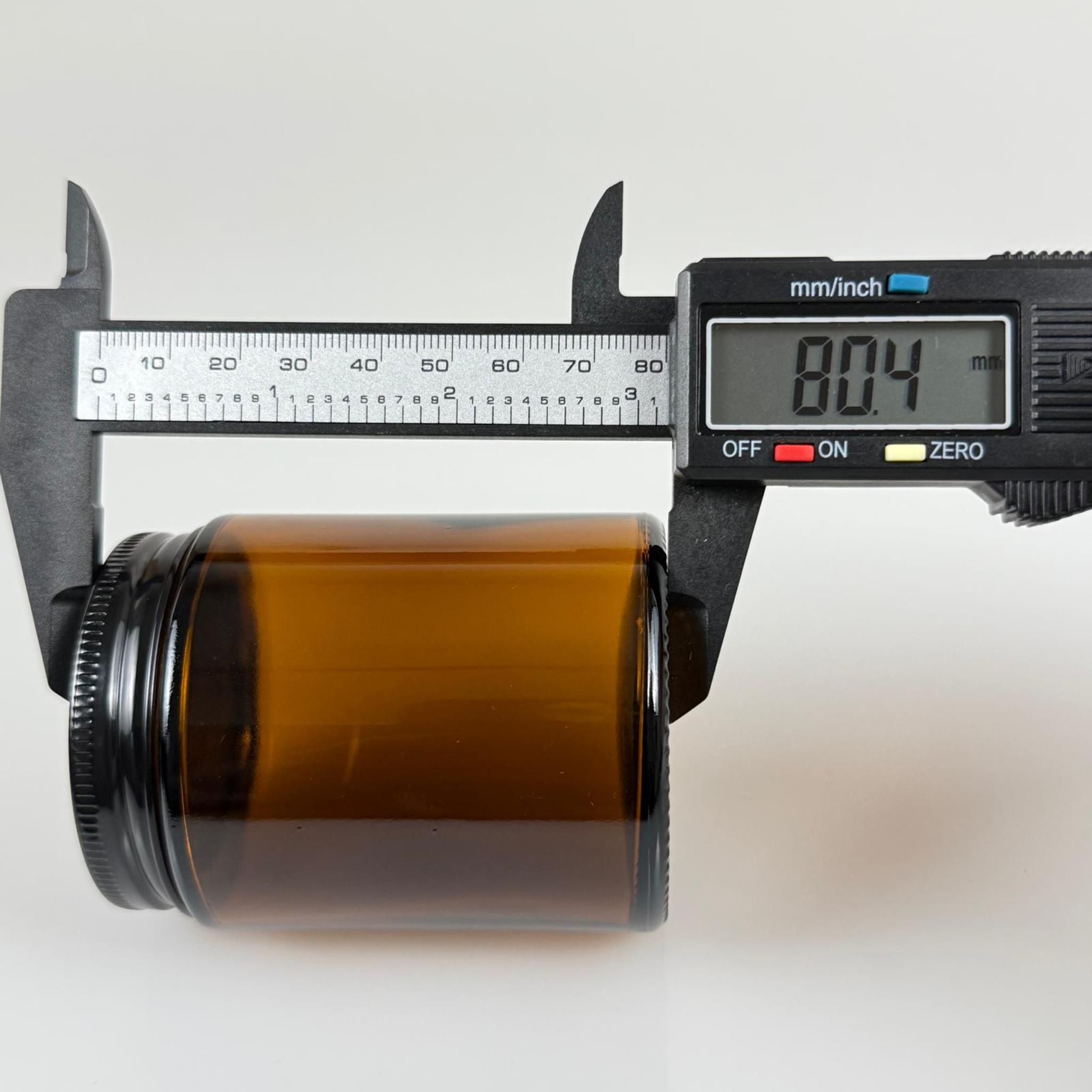 150 CC CAM AMBER KREM KAVANOZU - KÖPÜK CONTALI SIZDIRMAZ SİYAH METAL KAPAKLI - 150 ML KAHVERENGİ KREM KAVANOZU - AMBER MUM KAVANOZU - MEDİKAL KAVANOZ - ORJİNAL AMBER (BOYAMA DEĞİL)