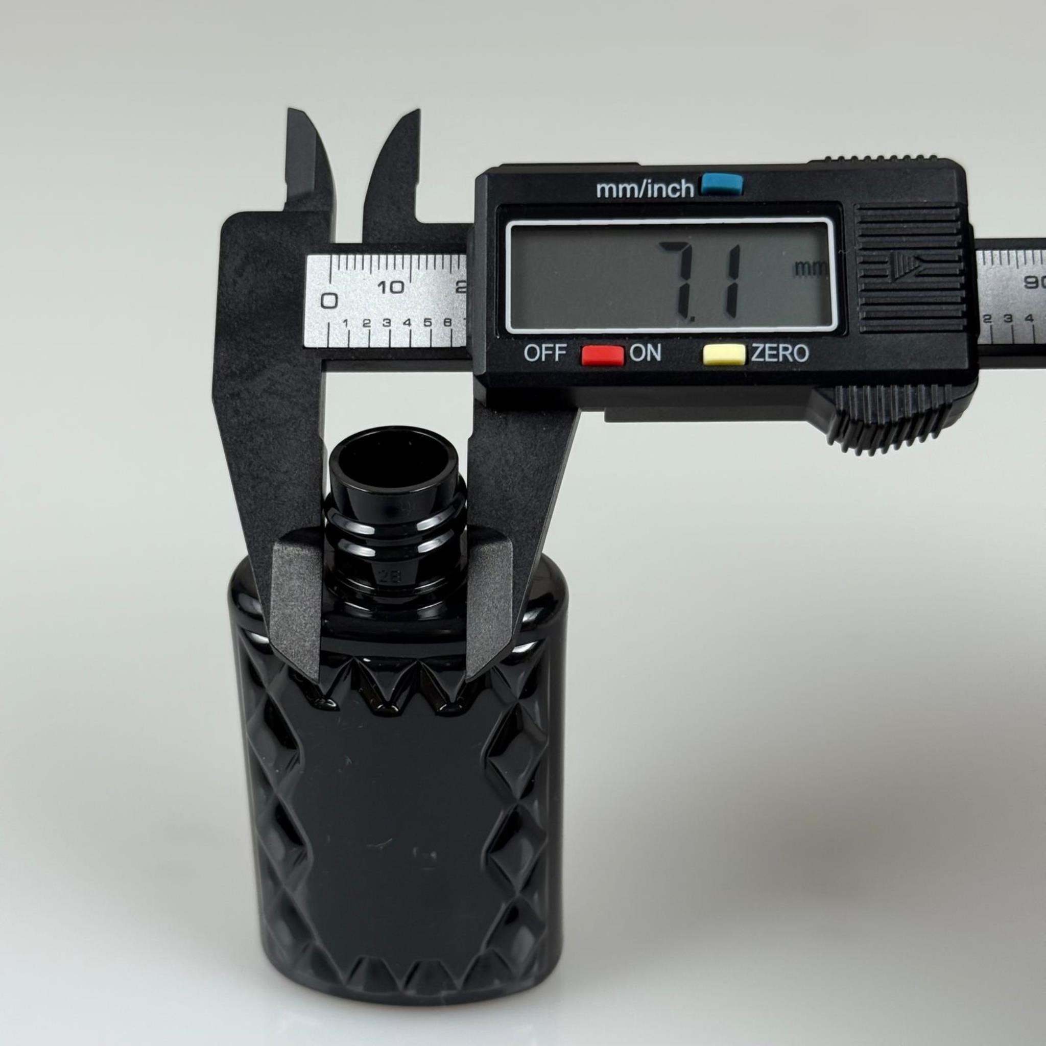 50 CC SİYAH PET KÖŞELİ PARFÜM ŞİŞESİ  - 18 AĞIZ - 50 ML PLASTİK PARFÜM - KOLONYA ŞİŞESİ