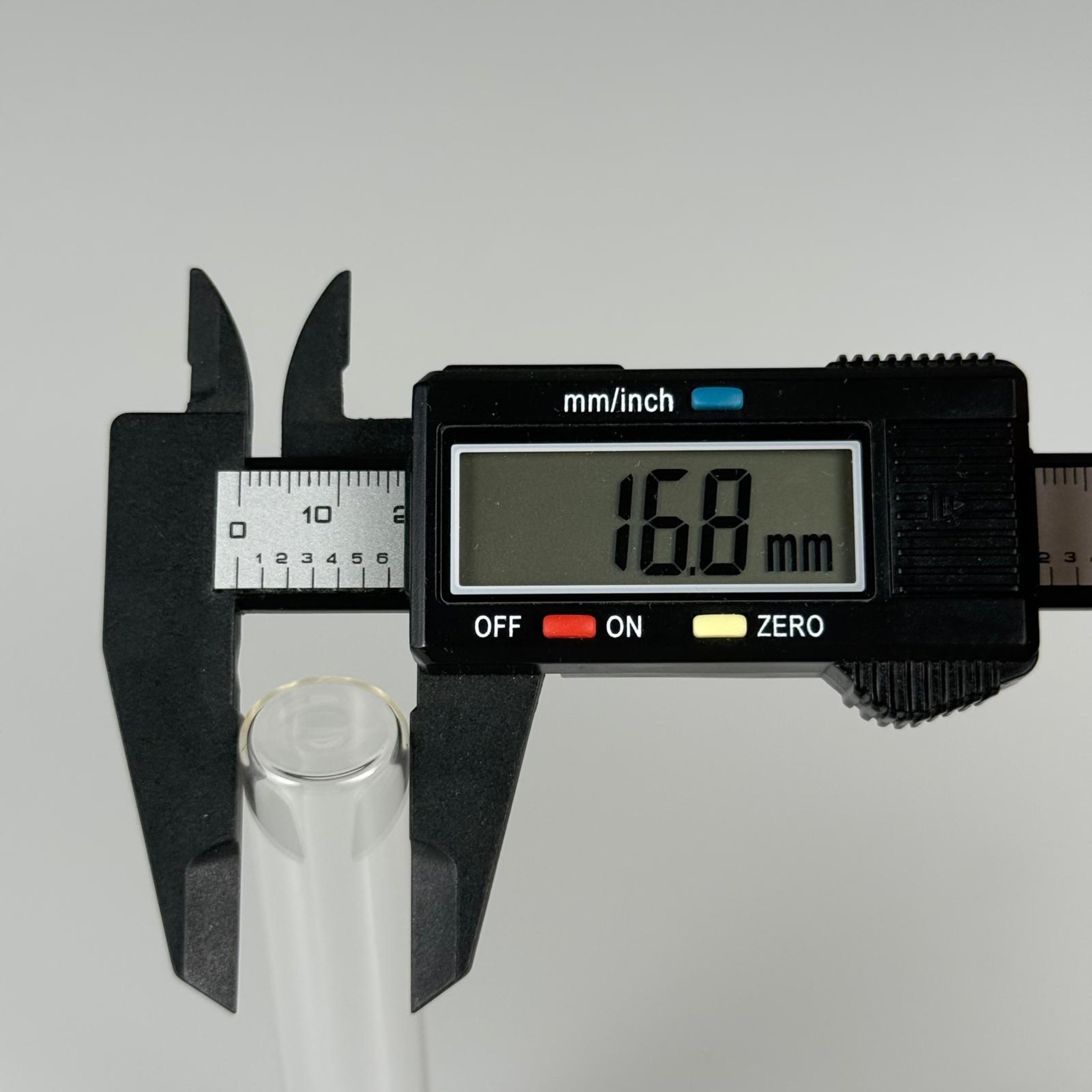 15 CC ŞEFFAF İNCE CAM ŞİŞE - 14 MM VİDALI AĞIZ - KAPAKSIZ 15 ML CAM ŞİŞE