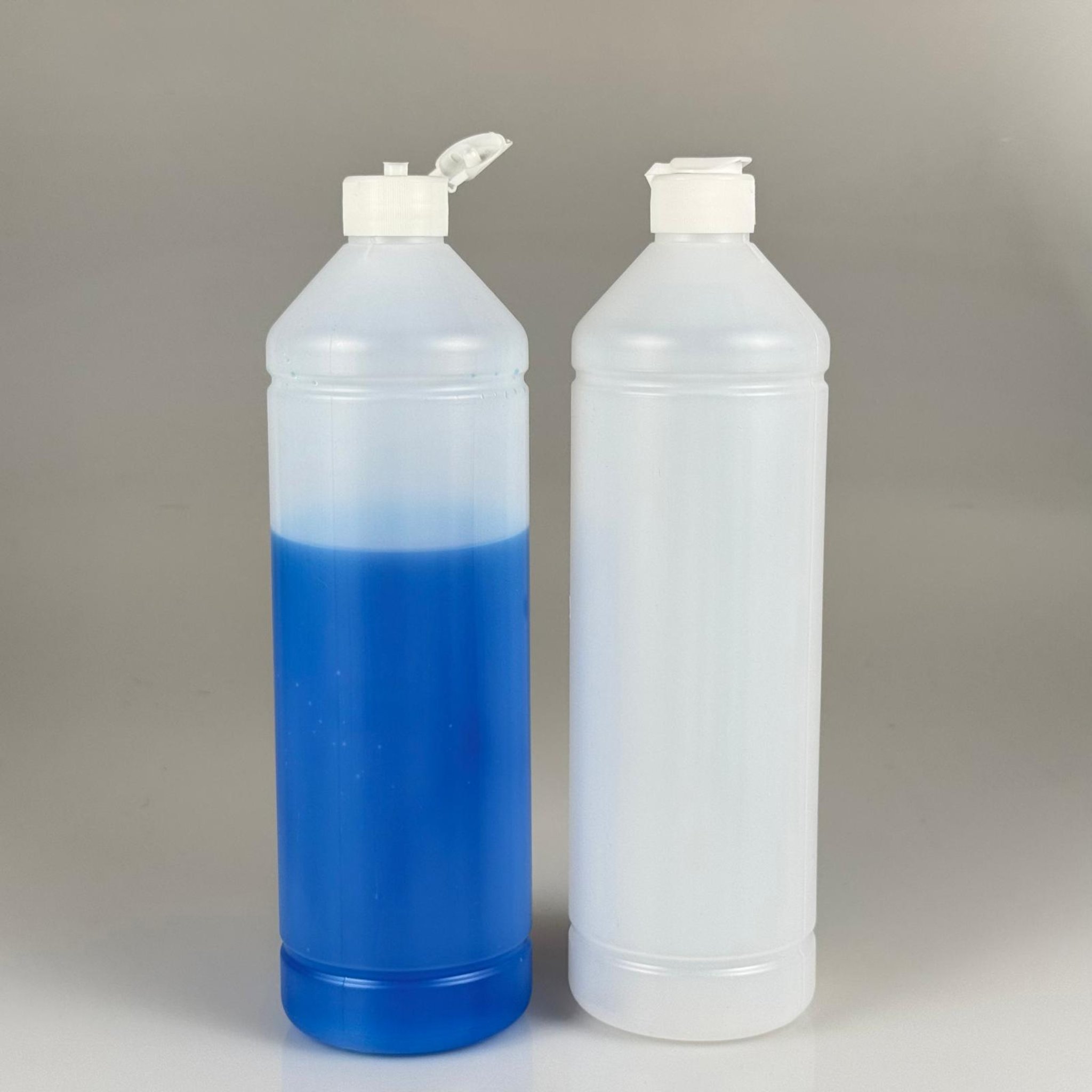 1 LİTRE TİNER ŞİŞESİ - BEYAZ FLİPTOP KAPAKLI - 1000 ML KİMYASALA DAYANIKLI PLASTİK ŞİŞE - 1 LT POLİETİLEN ŞİŞE UZUN