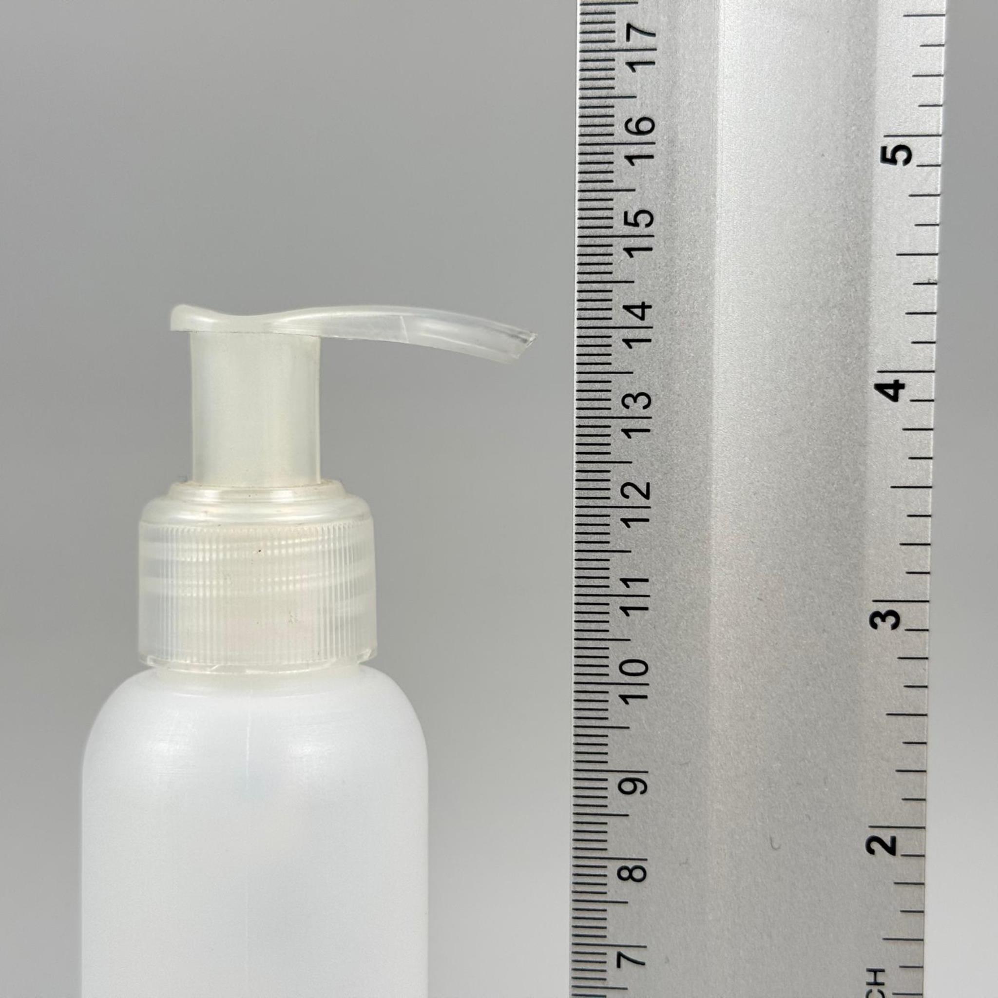 100 CC NATÜREL SERT POLİETİLEN ŞİŞE + ŞEFFAF POMPALI ( 24 MM ) - 100 ML ŞEFFAF PLASTİK POMPALI SERT POLİETİLEN ŞİŞE (YOĞUN KIVAMLI SIVILARDA TIKANMAZ)