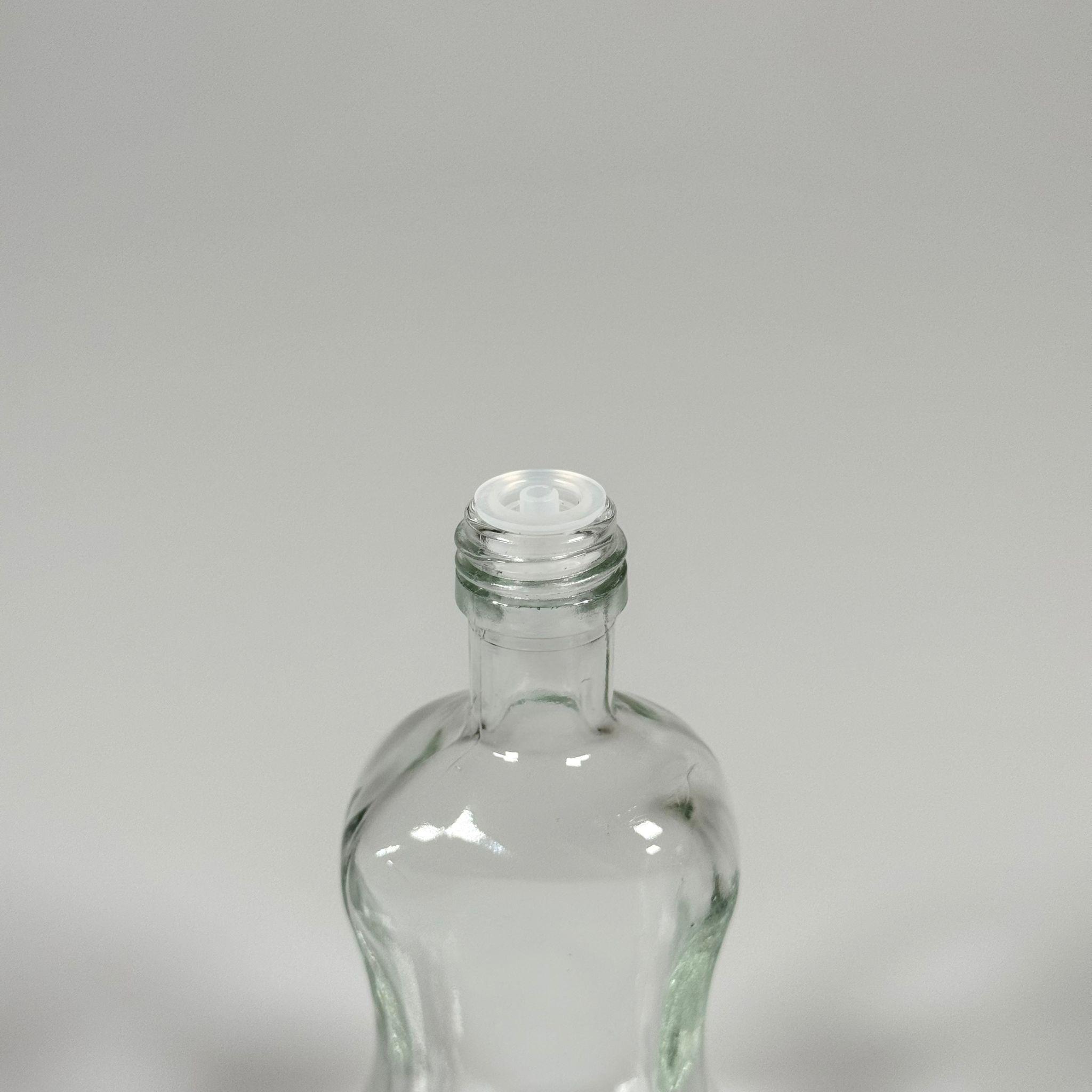 50 CC BOĞAZLI İNCE BELLİ CAM ŞİŞE - KRİSTAL KAPAKLI KOLONYA TIPALI - 50 ML PRESTİJLİ ŞİŞE