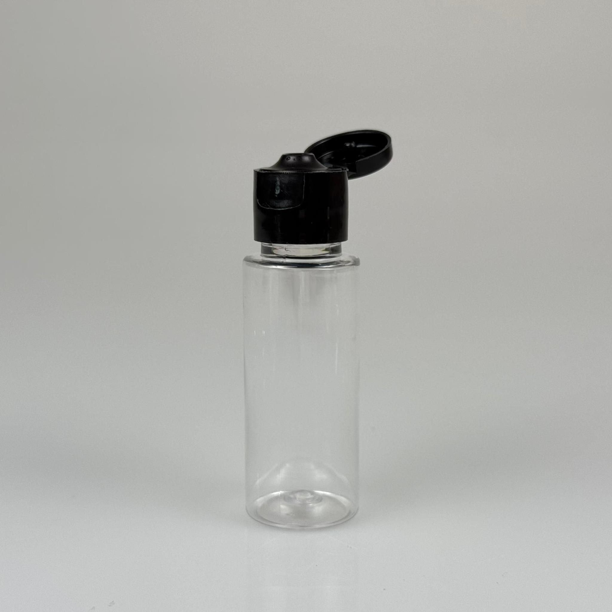 30 CC PET ŞİŞE - SİYAH FLİPTOP KAPAKLI - AÇILIR KAPANIR KAPAKLI - 30 ML AKITICILI PLASTİK ŞİŞE - 30 ML PET KOLONYA ŞİŞESİ - PROMOSYON İÇİN BOŞ PET ŞİŞE