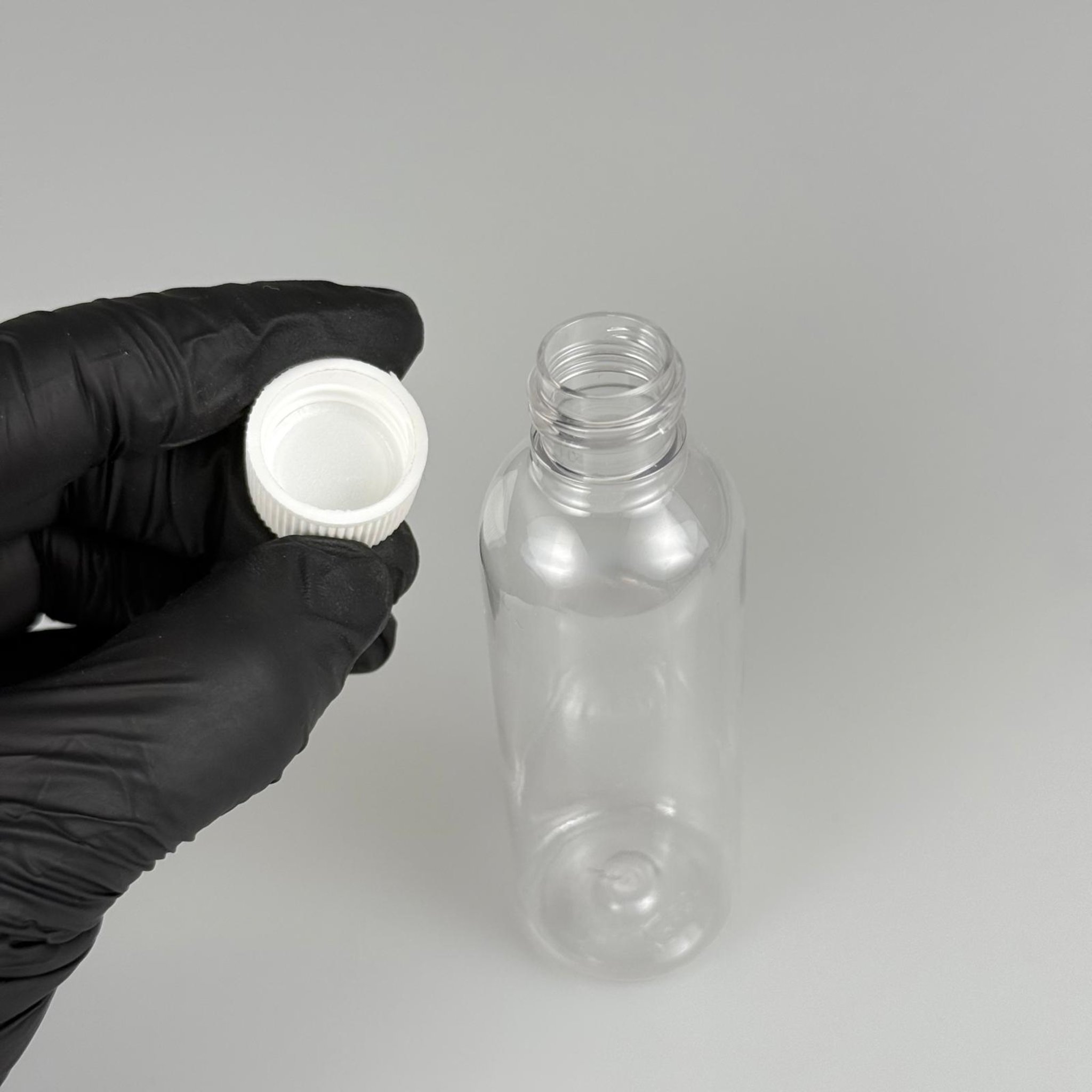 50 CC PLASTİK ŞİŞE - BEYAZ KAPAKLI - 50 ML KAPAKLI PET ŞİŞE