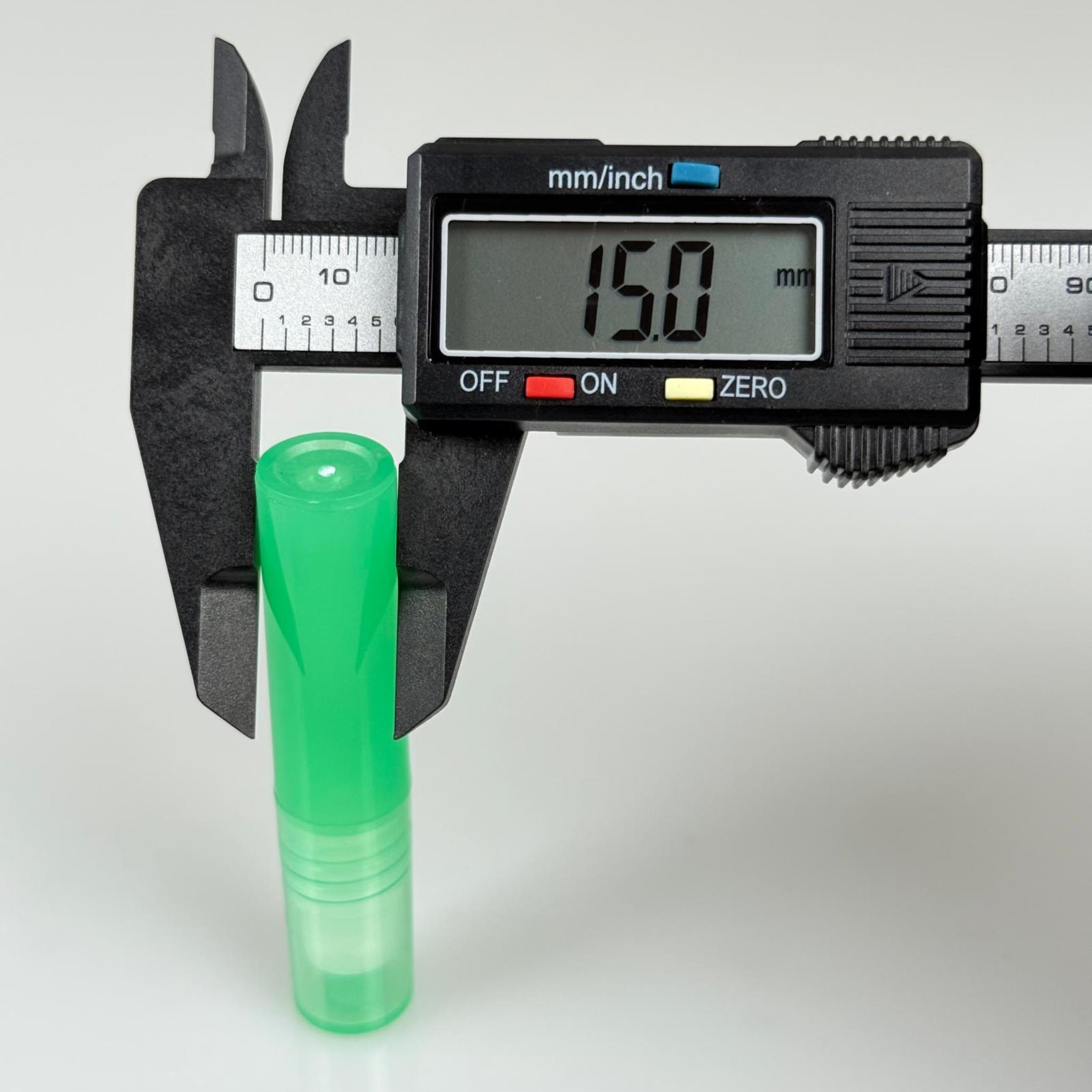 1,5 CC PLASTİK ROLL-ON ŞİŞE - BİLYELİ ŞİŞE - MİS ŞİŞESİ - ESANS ŞİŞESİ - KOKU - ŞİŞESİ - PARFÜMERİ ŞİŞESİ - YEŞİL