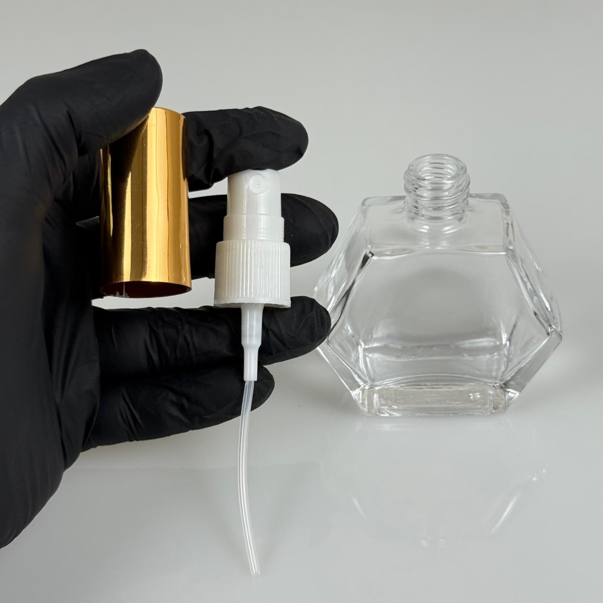 50 CC ALTIGEN CAM ŞİŞE + GOLD SPREY FISFIS - 50 ML HEDİYELİK CAM KOLONYA ŞİŞESİ - DÜĞÜN, NİŞAN, SÖZ, KINA, CENAZE, PROMOSYON, PARFÜM İÇİN HEDİYELİK KOLONYA ŞİŞELERİ