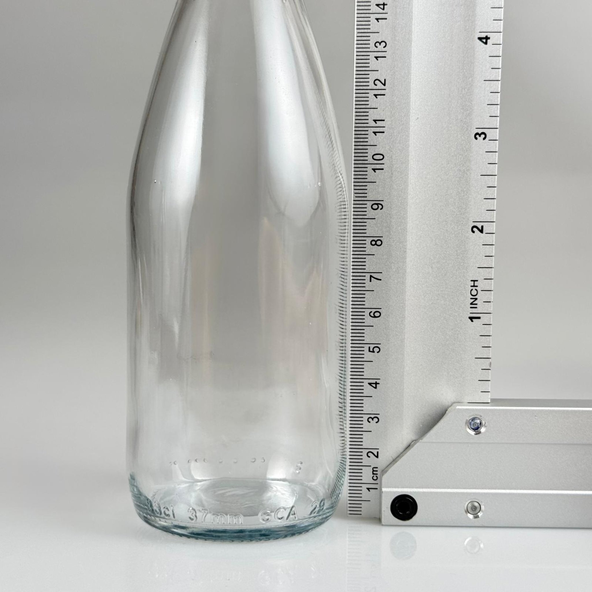 330 CC CAM ŞİŞE + ALÜMİNYUM KAPLAMALI GÜMÜŞ KAPAKLI TAKIM - 330 ML SU ŞİŞESİ